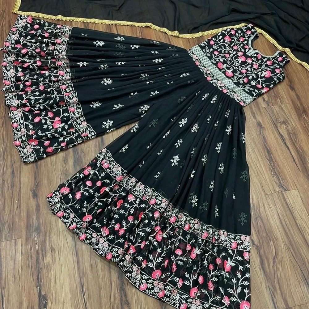 COPY - COPY - Women Indian Designer Jumpsuit With Dupatta Bollywood Style Suit …